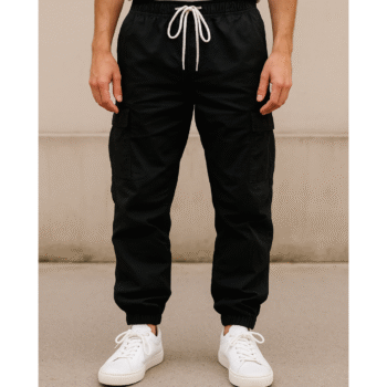 Men's Premium Cotton Twill Cargo Trousers