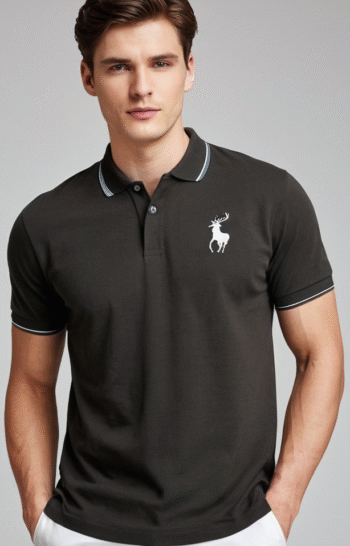 Luxury Stretch Cotton Blend Polo