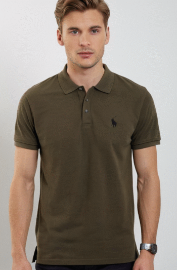 Luxury Stretch Cotton Blend Polo