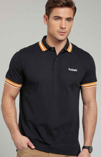 Luxury Stretch Cotton Blend Polo