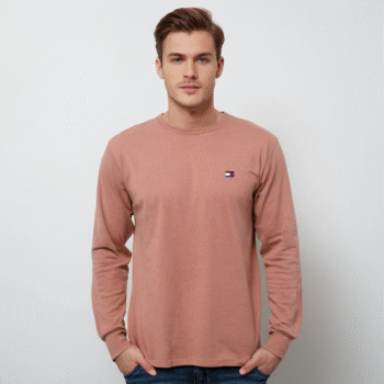Men's Premium Full Sleeves Fine Jersey T-Shirt – 100% Cotton (Imported)