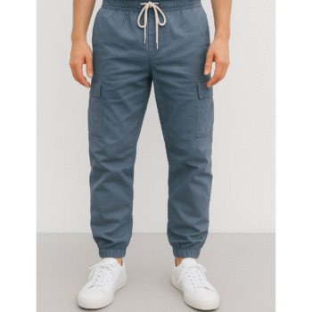 Men's Premium Cotton Twill Cargo Trousers
