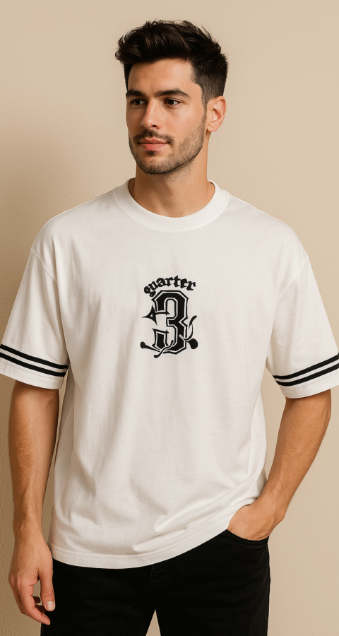 Graphic Drop Shoulder