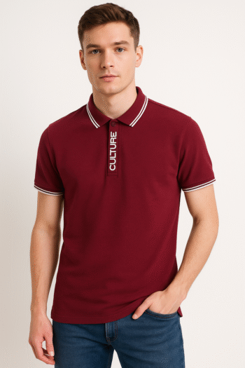 Luxury Stretch Cotton Blend Polo